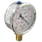Dwyer Instruments 2.5" SS gage, 1/4" npt bottom connection, range 160 psi, glycerin filled SGY-D10622N-GF - alternate 4
